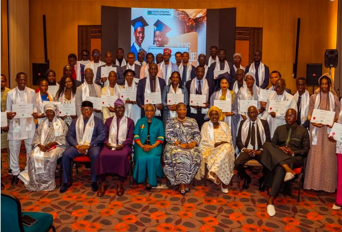 SPPG Senegal graduates and dignitaries at the ceremony